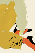 Sale Illustration with Script Text